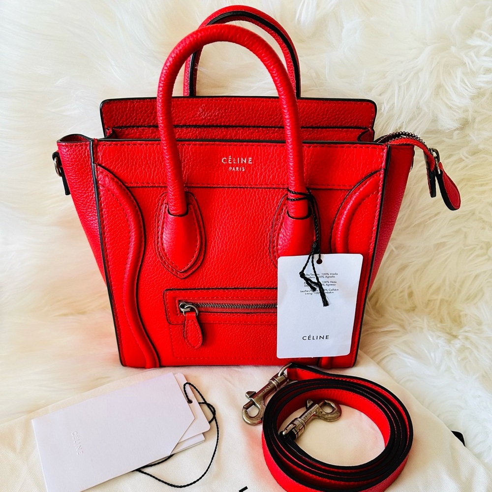 🔥SOLD🔥CELINE Baby Grained Calfskin Nano 💯 AUTHENTIC